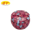 Low price Hot Sale Decorative Round Empty luxury large stocks rigid Candle Tin Boxes with Lids