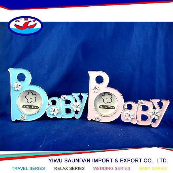 baby" word style polyethylene resin gift for resin photo