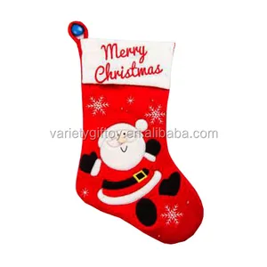 christmas gift stocking/sock with santa pattern