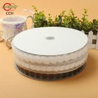 Hook and loop dots roll with clear film backing