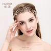 Wholesale Luxury Handmade Crystal Hair Accessories Headpiece Wedding Bridal Princess Pearl Headband