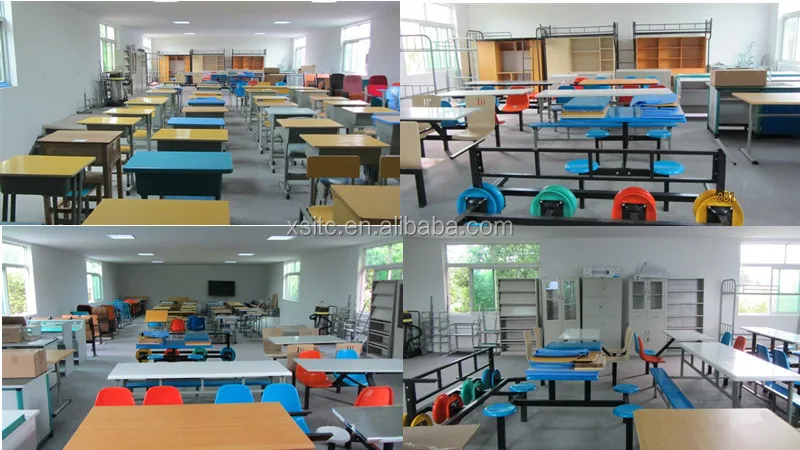 Chinese Furniture Manufacturers Fixed Single Student Desk And