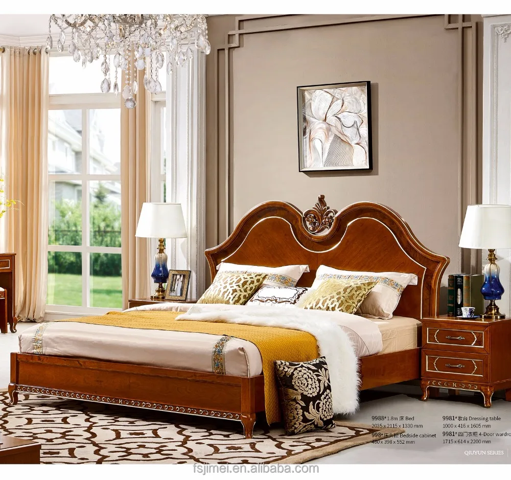 Solid Wood Furniture Elegant King Size Couple Bedroom Set Buy Couple Bedroom Set Classic Bedroom Sets Elegant King Size Bedroom Sets Product On