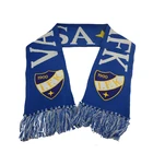 cheap knit football team fan scarf polyester for sale