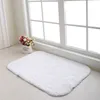 High absorption thicken 1900gsm 100 percent Combed Cotton plush bath mat white hotel bath rug