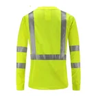 Factory Directly Provide safety work reflective shirts for men long sleeve