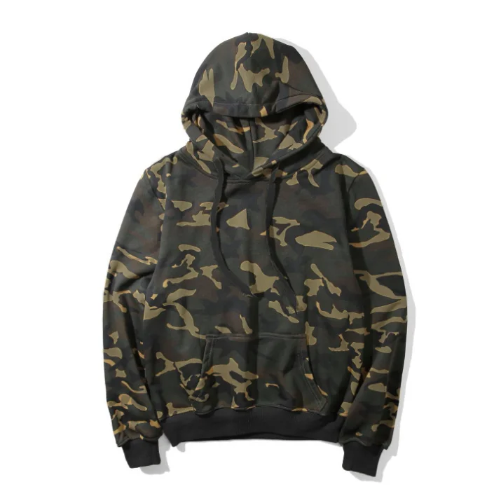 

2021 New Camouflage Hoodies Men Military Style Fleece Hooded Coat Casual Camo Hoody Sweatshirt custom, Our color or custom