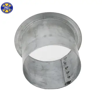 Round Galvanized Sheet Metal Air Duct Fitting For The Spiral Pipe Buy