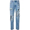 OEM custom Blue Zipped jeans pent new style pant jeans men