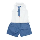 Original Lowest Price High End Boy Latest Fashional Type Production Clothes Kids 2pcs Boy's Clothing Set