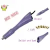 Plastic handle natural stone hair accessories