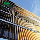 Motorized construction aluminium movable sun shade louver shutter
