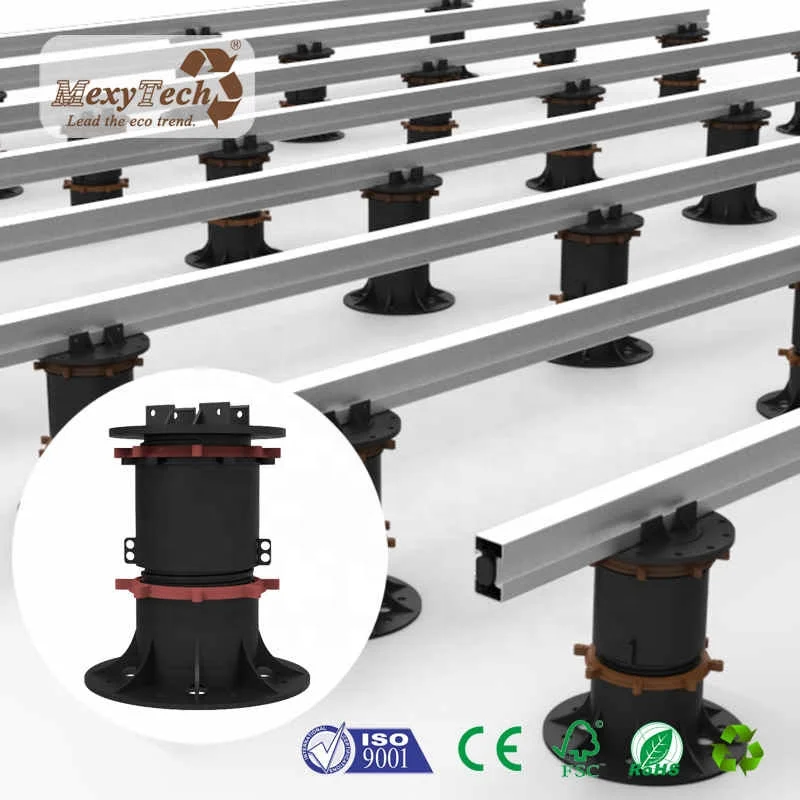 Adjustable Plastic Pedestals Height Adjustable Floor Support