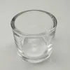 Sedex-4pillar factory round recycled custom thick votive tealight holder cup glass candle jar