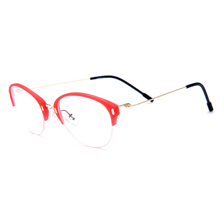 TR90 Half Frame Eyewear Vintage Eyeglasses Optical Women, Black.brown.red.blue.purple
TR90 Half Frame Eyewear Vintage Eyeglasses Optical Women, Black.brown.red.blue.purple