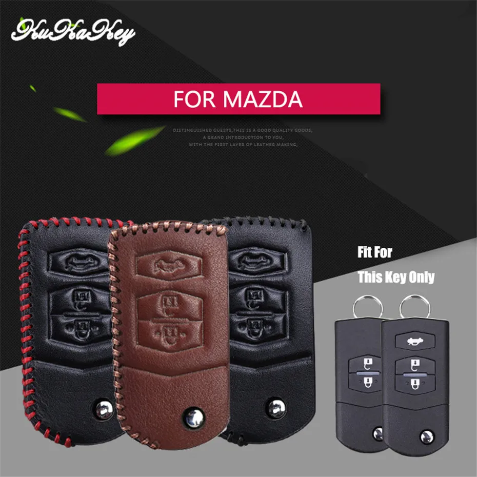 Car Key Case Keychain For Mazda (17)