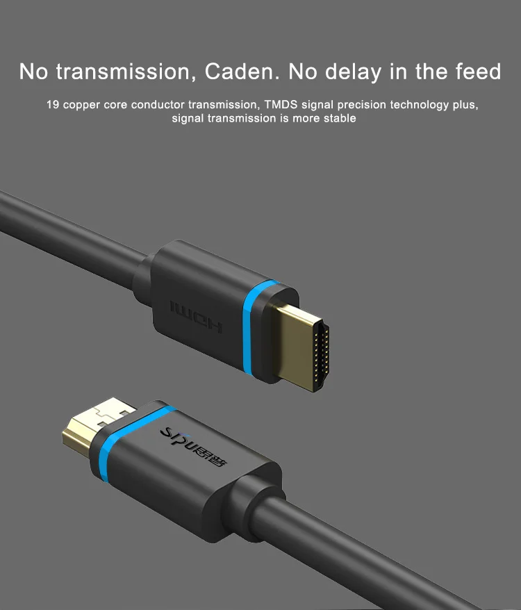 SIPU High Speed Flat HDMI Cable Support Ethernet 4K 3D 2160p 1440p 1080p and Full HD - ANKUX.COM