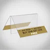 clear acrylic slanted sign holder wholesale