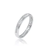 15874 xuping artificial diamond anniversary clear glass engagement wedding rings
