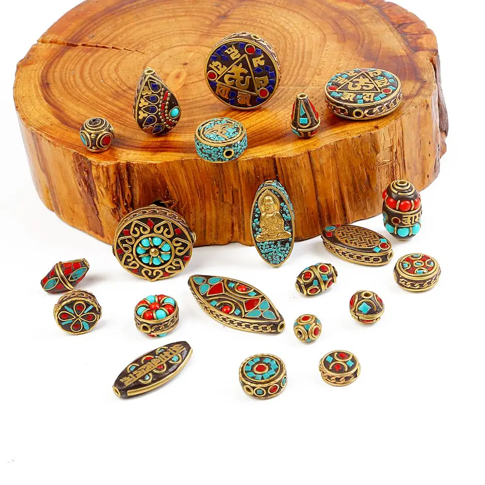 New 1pc Handmade Brass Retro Nepal Tibetan Antique Golden Pendant Charms Beads for Necklace Bracelet Earring DIY Jewelry Making
New 1pc Handmade Brass Retro Nepal Tibetan Antique Golden Pendant Charms Beads for Necklace Bracelet Earring DIY Jewelry Making