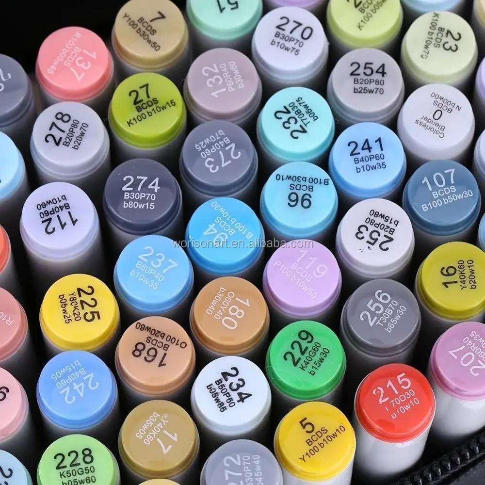 Sketsa Warna Marker Pulpen Finecolour Arsitektur Berbasis Alkohol