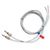 PT1000 PT100 RTD High precision Temperature Sensor Metal Thread Probe For Heat Meter