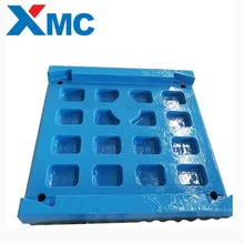 High manganese PE jaw crusher spare parts jaw plate for quarry primary crushing