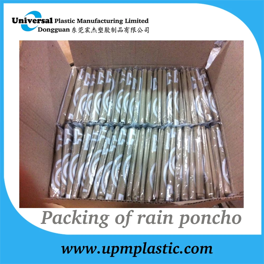 packing of rain poncho