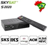 Genuine SKYSAT S2020 DVB-S2 Twin Tuner Satellite Receiver with IKS SKS ACM for South America stable server Full HD H.265 Newcamd