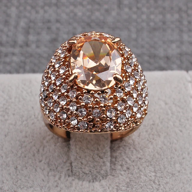 topaz golden ring