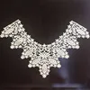 Golden Knit 36*24 cm Embroidery Lace Collar for Decoration TS2179#