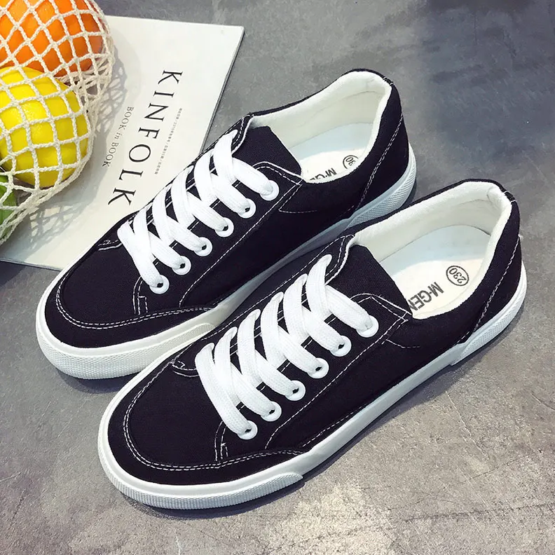 Sneakers new arrivals fashion lace-up black/white women shoes solid sewing shallow casual canvas shoes women canvas shoes, White,black
Sneakers new arrivals fashion lace-up black/white women shoes solid sewing shallow casual canvas shoes women canvas shoes, White,black