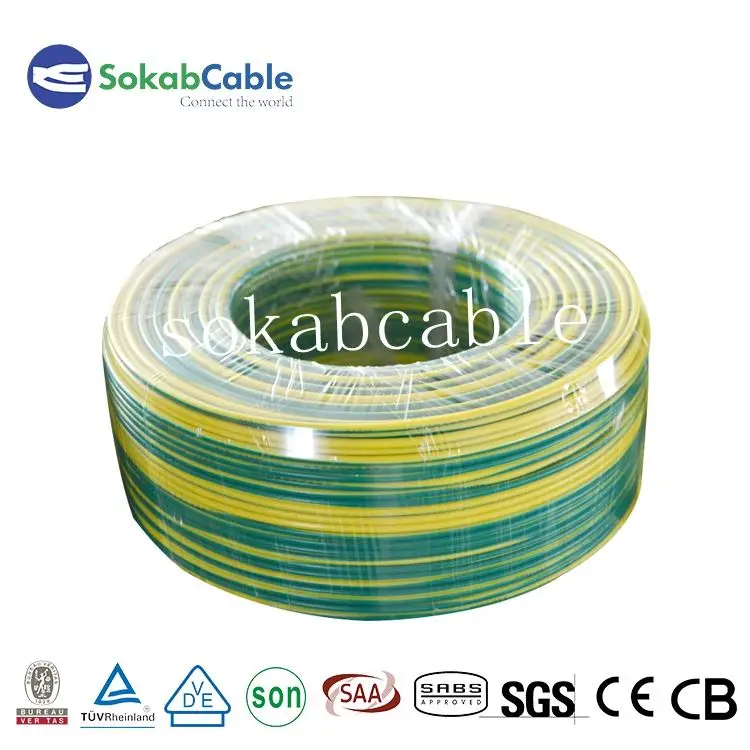 Single-core non-sheathed flexible wire with rigid conductor for general purposes(SH0203)