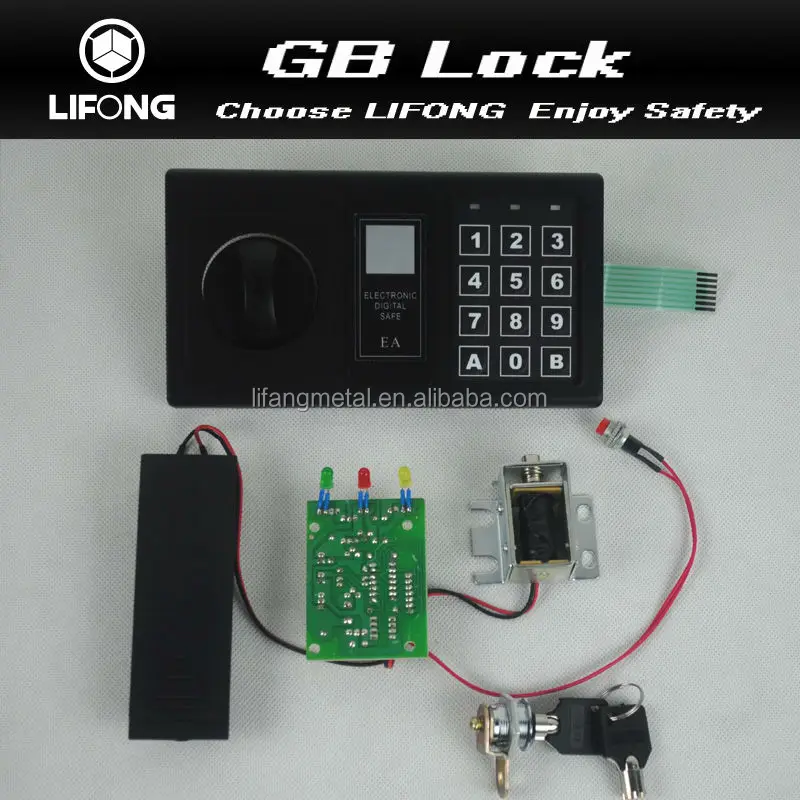 combination lock for lockers,digital electronic lock,safe deposit box lock