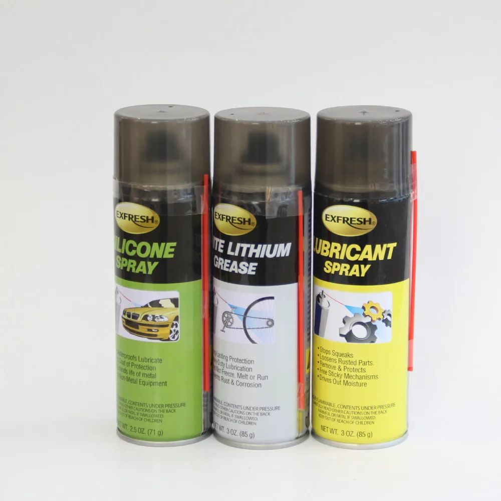 Custom Silicone Based Lubricant Spray , Steel Rust Prevention Spray For Cars