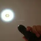 Charming led logo flashlight torch with projector function