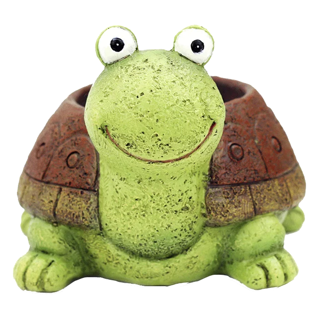 Roogo tortoise Wholesale Handmade cute tortoise flower pot resin succulent garden pot
Roogo tortoise Wholesale Handmade cute tortoise flower pot resin succulent garden pot