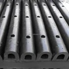 marine ship boat type D rubber fender for dock