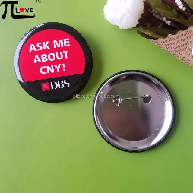 button activated badge