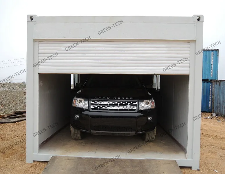 Ch La027 Steel Structure Prefab Shipping Container Garage For Sale