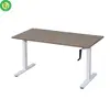Modern office manual height adjustable rising desk& Two segments Height Adjustable, Max. Load 100 KG , Rectangular Tube Feet