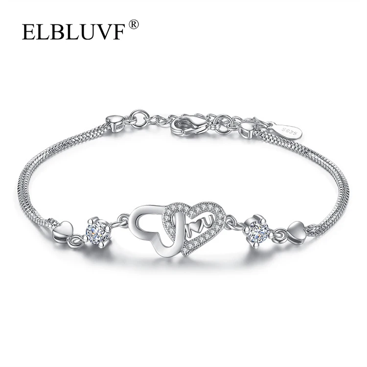 ELBLUVF Copper Alloy Zircon Jewelry Women 925 Silver Plated Love Heart Bracelets, White / purple
ELBLUVF Copper Alloy Zircon Jewelry Women 925 Silver Plated Love Heart Bracelets, White / purple