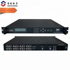 digital video modulator transmitter catv (8AV in,DVB-C+MPTS IP out,each channel bitrate 4.2mbps)
