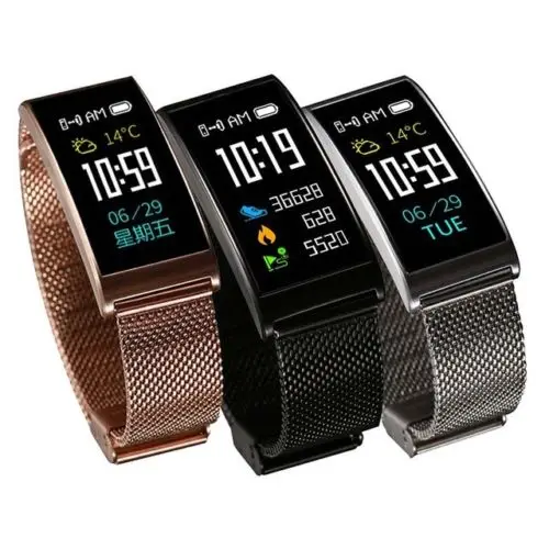 x3 Smart Bracelet Stainless Steel Bracelets Pedometer Fitness Tracker Support Blood Pressure Heart Rate, Silver;gold;black
x3 Smart Bracelet Stainless Steel Bracelets Pedometer Fitness Tracker Support Blood Pressure Heart Rate, Silver;gold;black