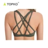 TOPKO High Quality Wholesale Sports Bra For Female Gry Fit Gym Wear
