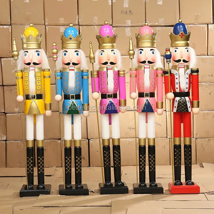 H120cm Christmas Wooden Nutcracker - Buy Christmas Wooden Nutcracker