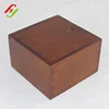 Custom Small Square Slide Wooden Gift Jewelry Boxes with Lid