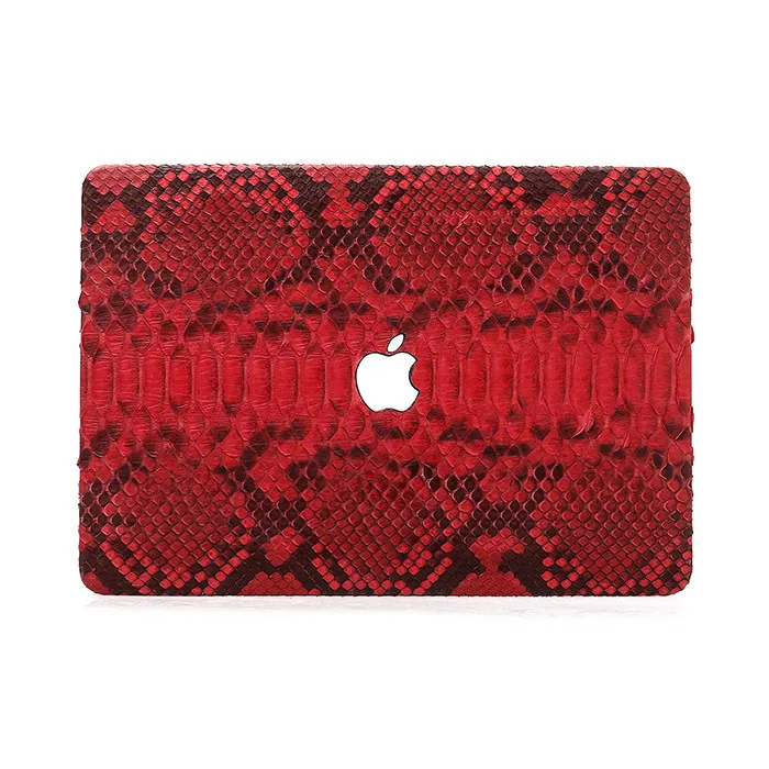 Luxury genuine python skin leather case for Mackbook air cover 11