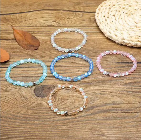 Multi Colors Available Fashion Wrist Charms 6mm Stretch Moonstone Stone Bracelet for Women Girls, 5 colors available
Multi Colors Available Fashion Wrist Charms 6mm Stretch Moonstone Stone Bracelet for Women Girls, 5 colors available