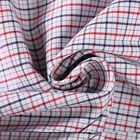 Stylish stretch checked cloth for shirt garments combed china textile 100 cotton fabric wholesale